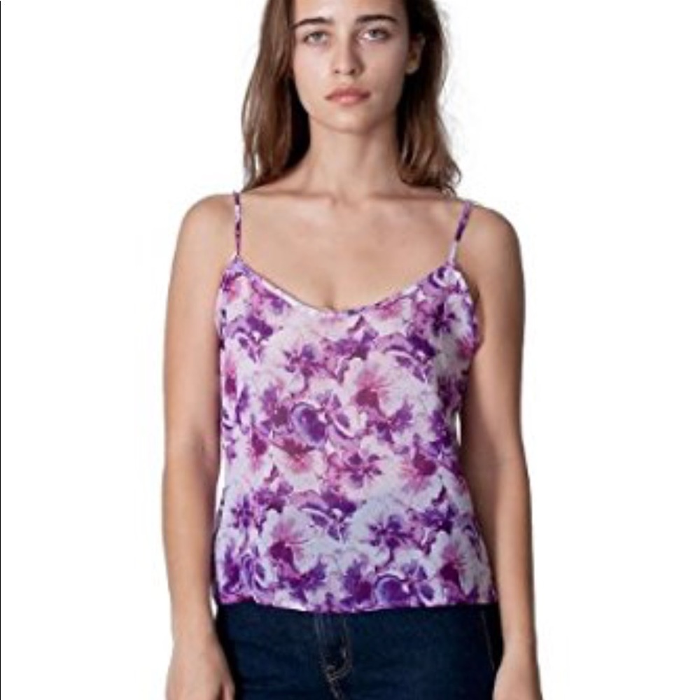 American apparel floral camisole XS 🌸