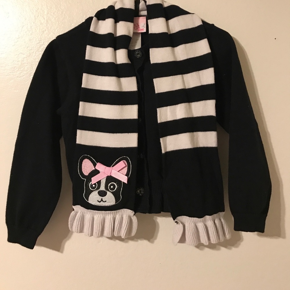 Toddler Sweater W/ Scarf