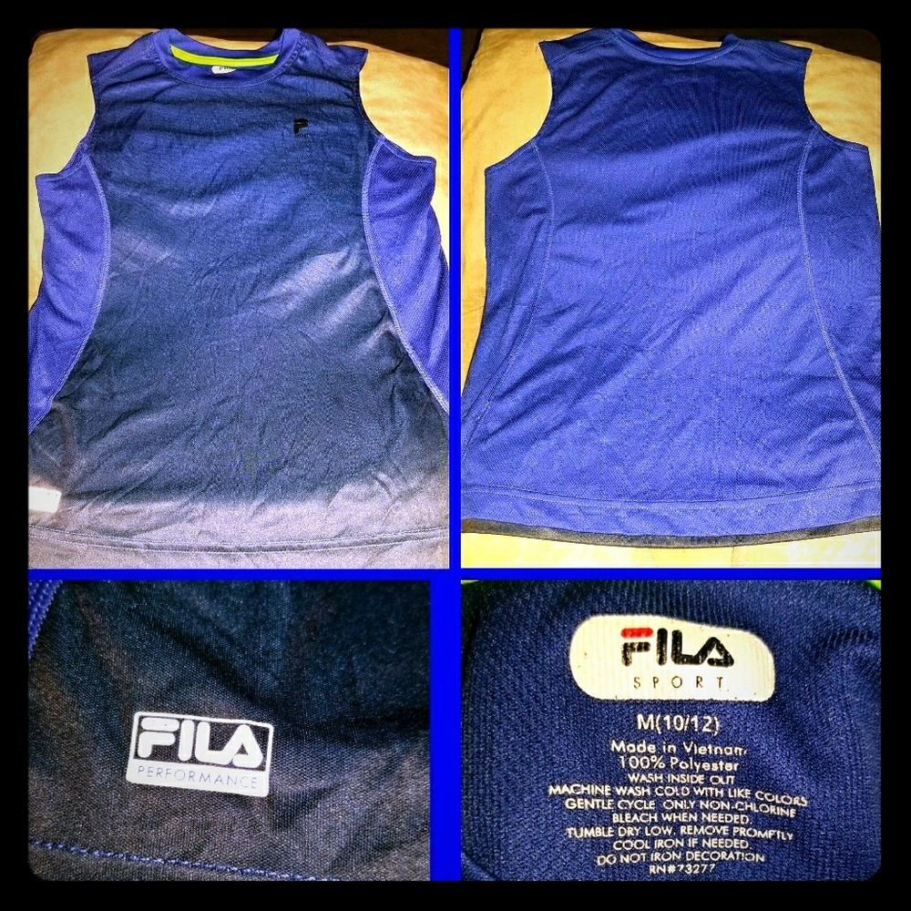 Boy's FILA Sport Sleeveless Shirt