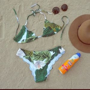 Leaf Print Bikini
