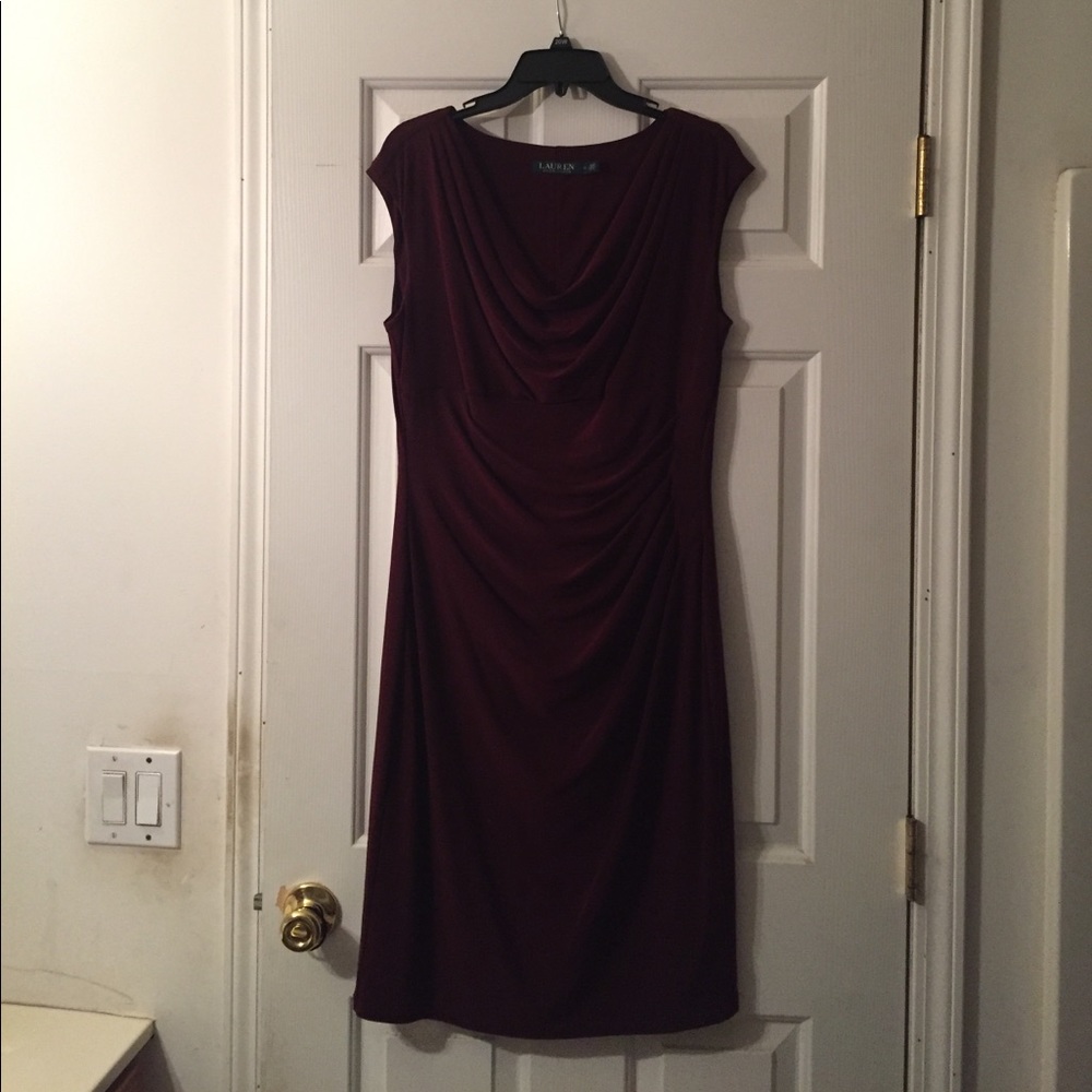 Ralph Lauren plum dress