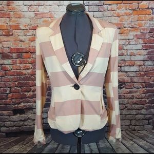 Max and Riley Knit One Button Blazer Women's Small