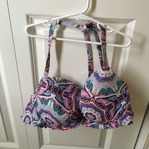 Multi colored 34DDD bikini top!