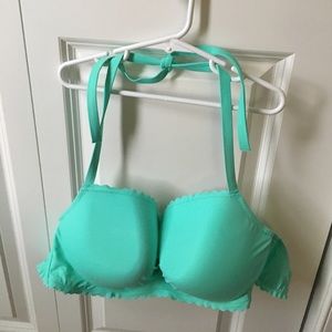 34DDD teal bikini top!