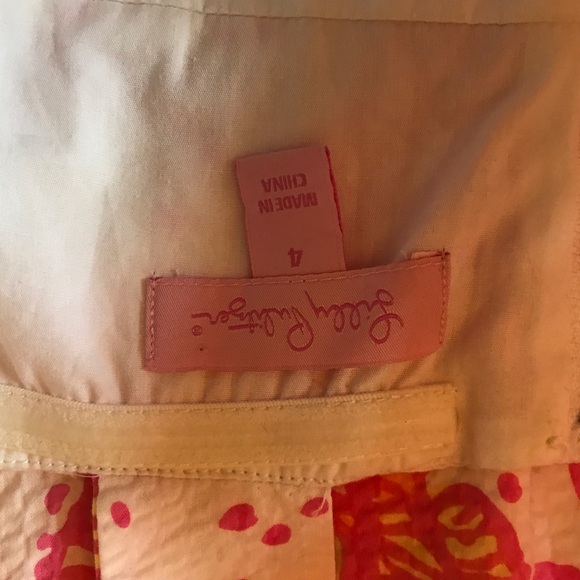 Lilly Pulitzer Dress Size 4 small or medium Print - Picture 6 of 7