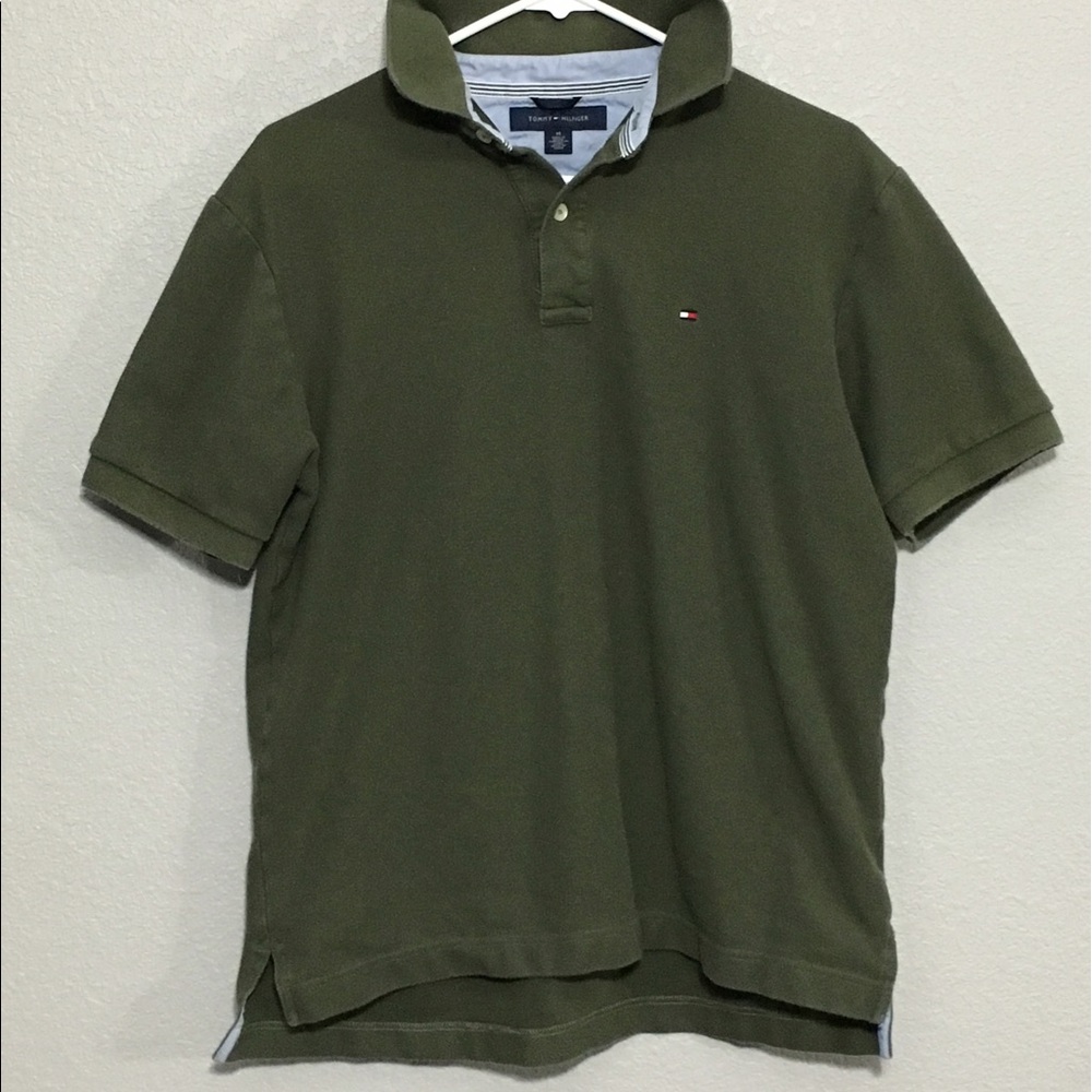 Tommy Hilfiger olive polo
