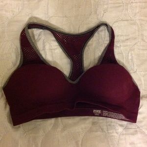 Pink by Victorias Secret push up sports bra