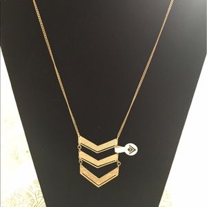 Hammered Brass Necklace