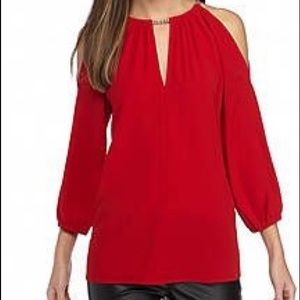 Red Michael Kors top
