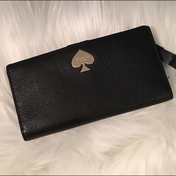 kate spade stacy wallet black