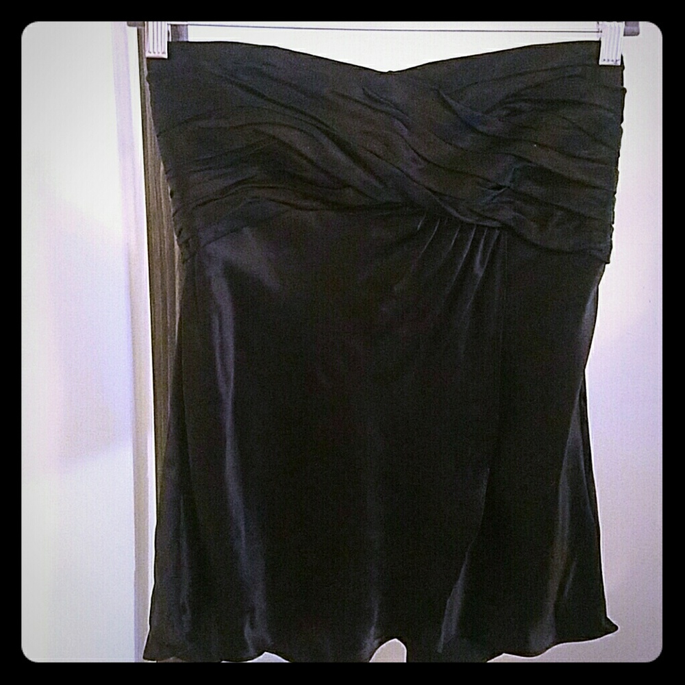 DONATED  Silk strapless top by Banana Republic