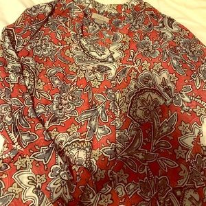 Loft Cute printed woven tunic