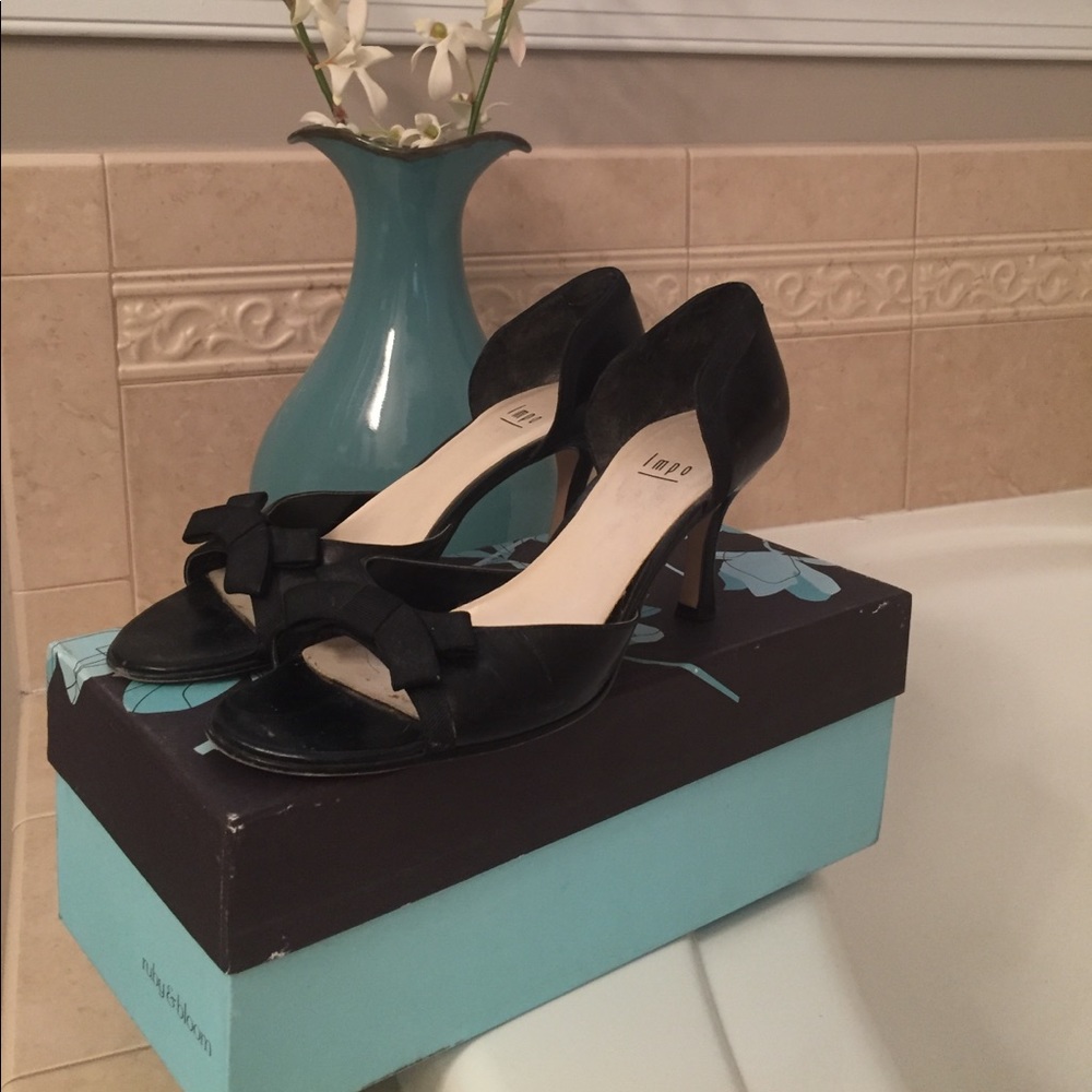 Black heels, brand IMPO size 8.5