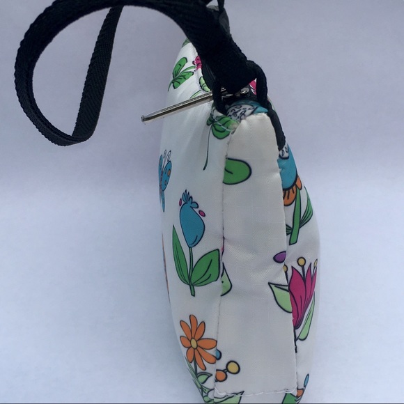 LeSportSac flowers floral pouchette/purse wristlet - Picture 4 of 7