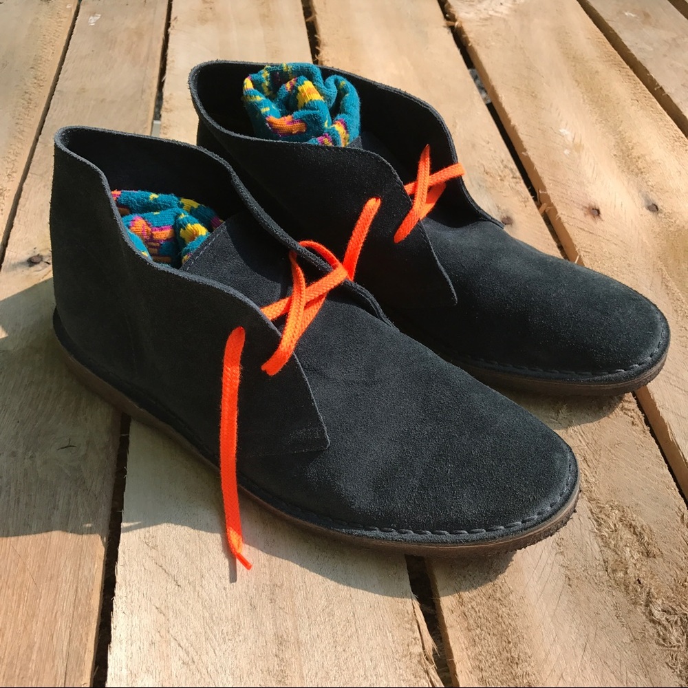 J. Crew McAllister Boots Blue Suede