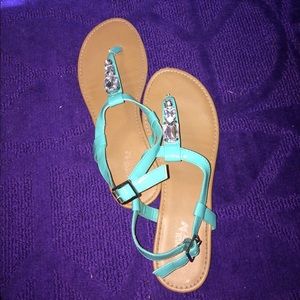 Mint Green Sandals
