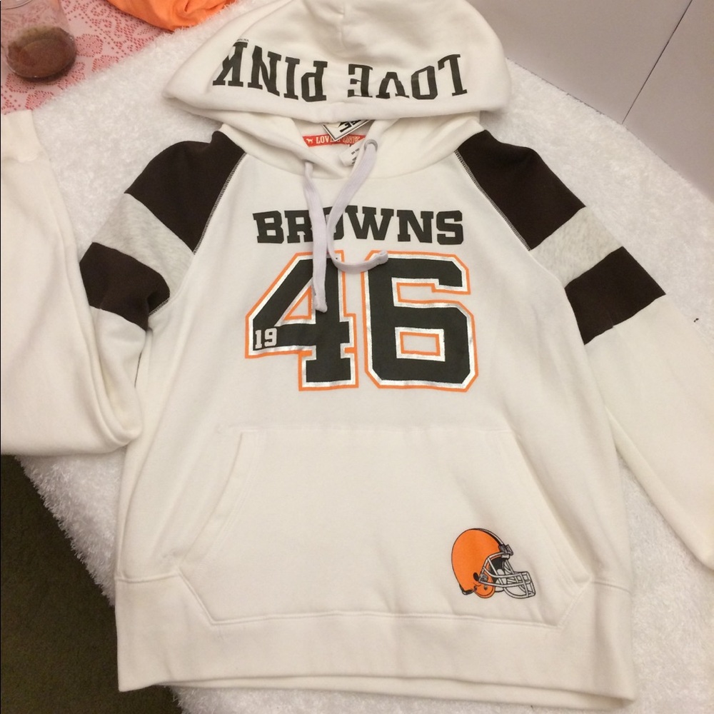 LIMITED ADDITION Pink Cleveland Browns hoodie