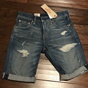 Levi Slim Jean Shorts Jorts