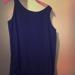 Black tank top