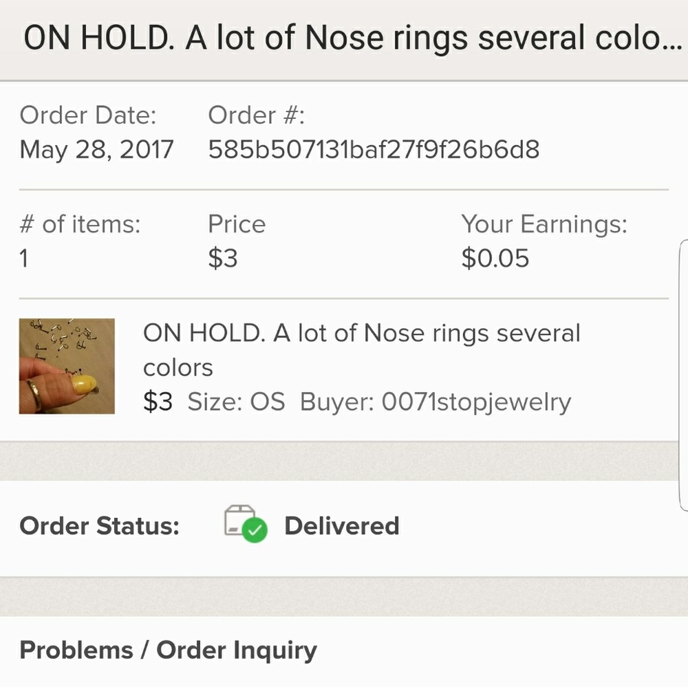 Delivery Proof @0071stopjewelry