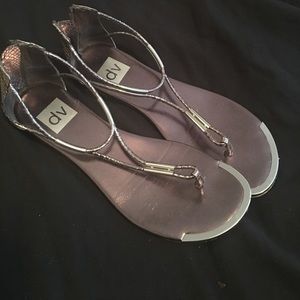 DV For Target flat pewter sandals