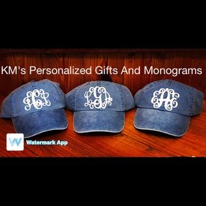 Monogrammed ball cap
