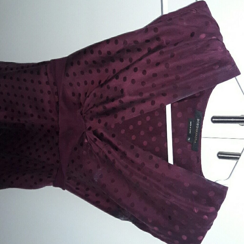 Bcbg silk shirt sz xs