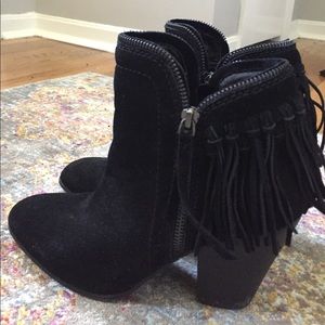 Dolce Vita fringe booties