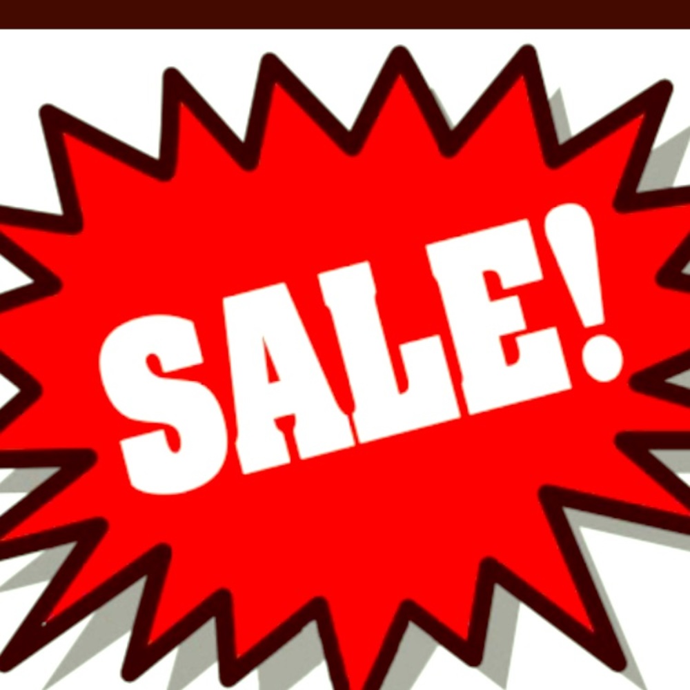 Sale! Sale! Sale!