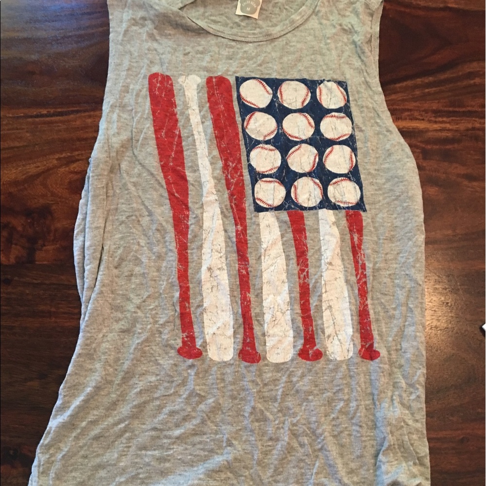 Baseball Flag Tee