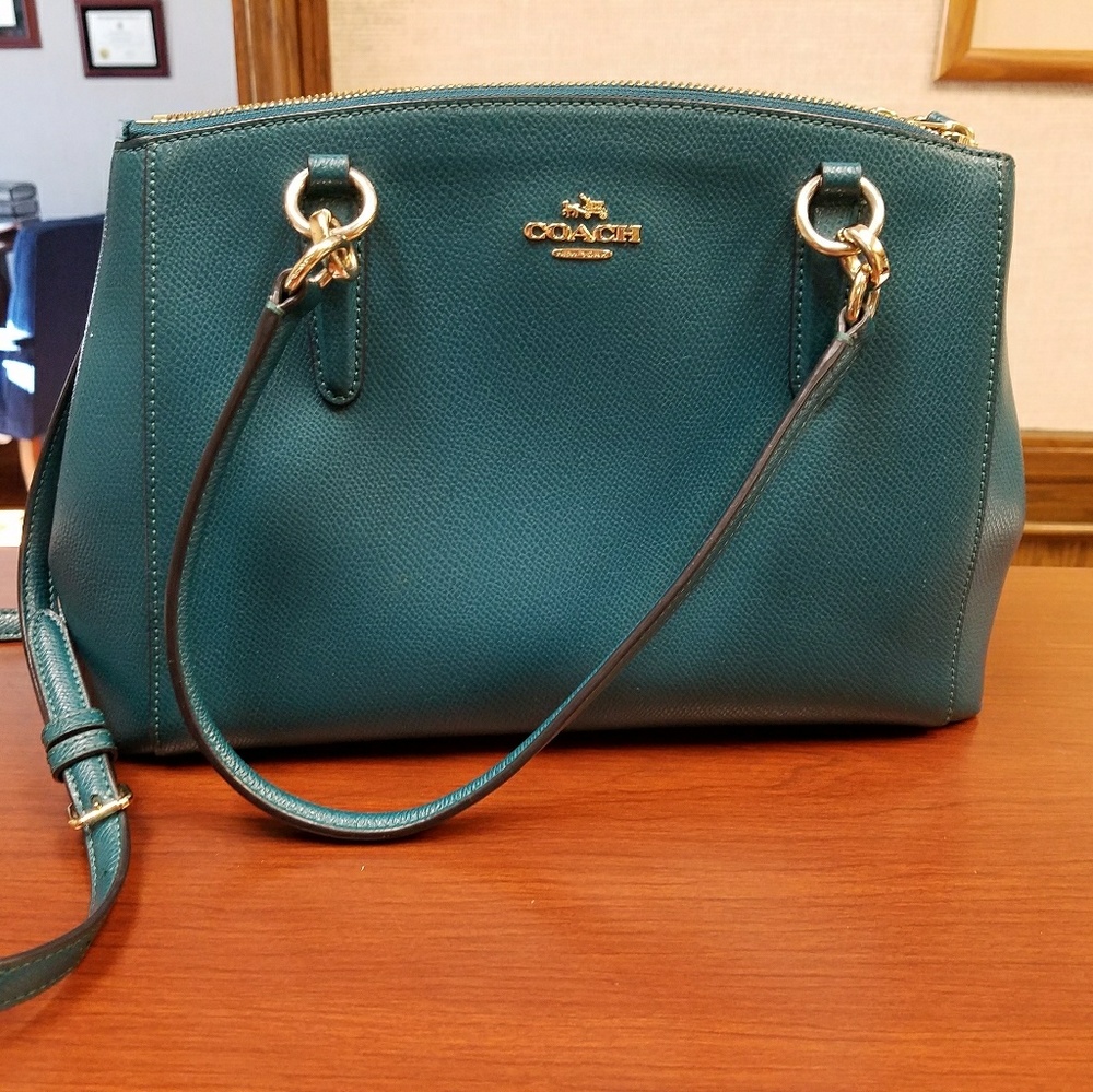 Authentic Coach Christie Carryall HOLD FOR rooblue