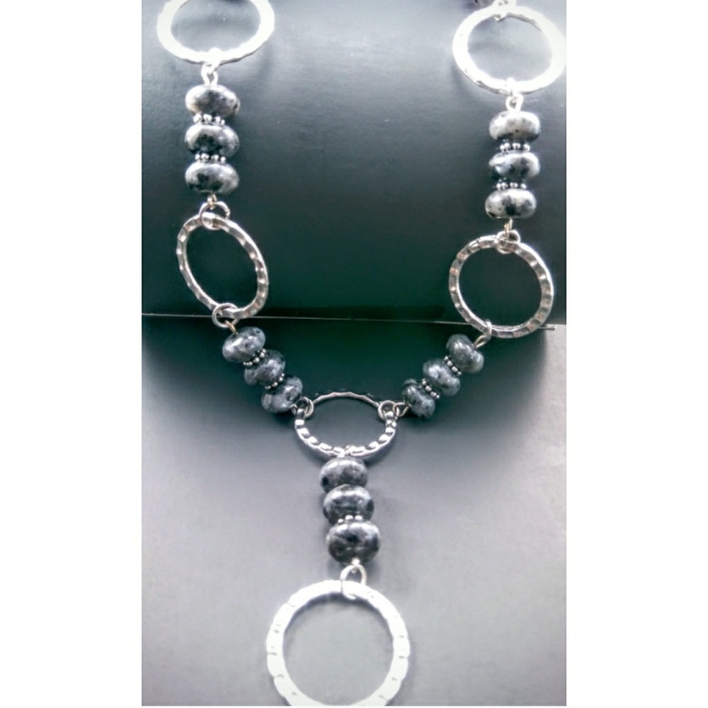 Labradorite & silver Necklace