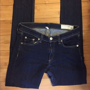 Rag & Bone skinny jeans in heritage wash