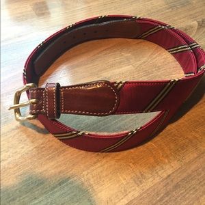 Brooks Brothers men's fabric belt.