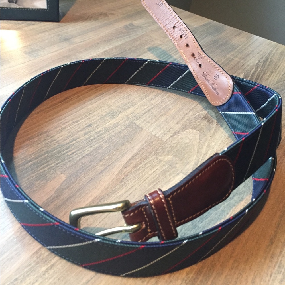 Brooks Brothers men's fabric belt.