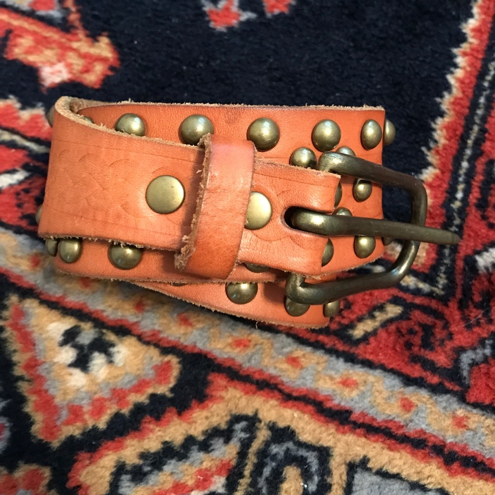 Leather Western Belt