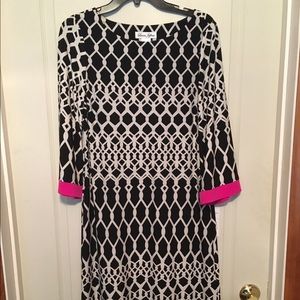 NWT Laura Jeffries 3/4 sleeve Dress