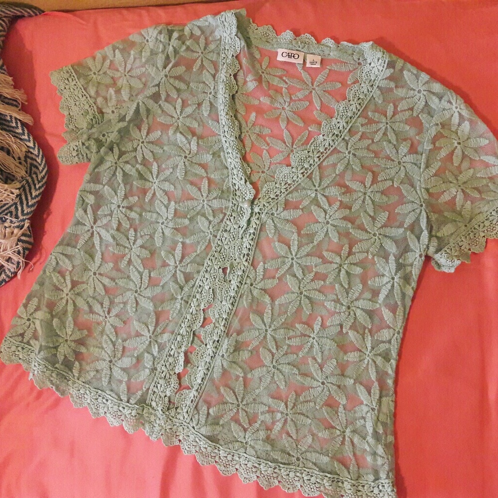 Flower Lace Shell