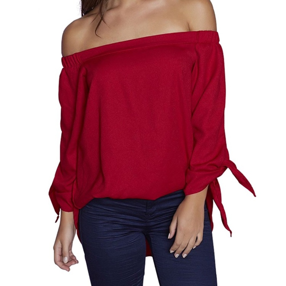 Women's off the shoulder blouse