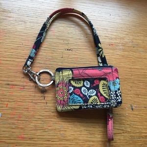 Vera Bradley happy snails lanyard and ID case