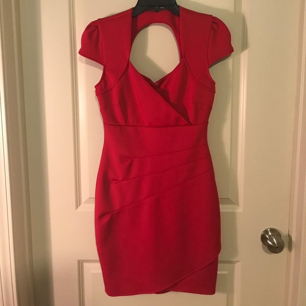 Guess hot pink dress