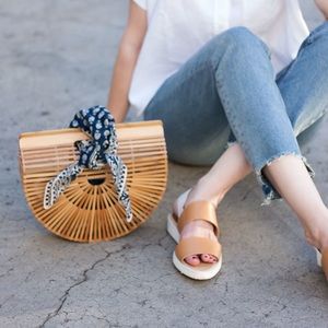 Small ark bamboo bag similar to Cult Gaia
