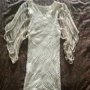 💄cage sleeve  dress💄