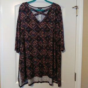 3/4 sleeve tunic top