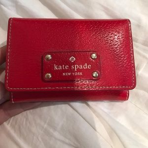 Ruby Red Kate Spade wallet