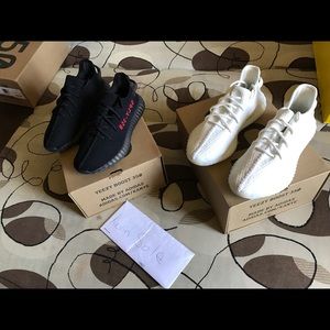 Adidas Yeezy v2s size 6 Breds and Creams