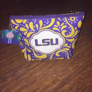🌟NWT LSU zipper pouch