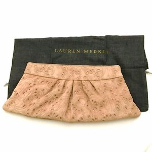 Lauren Merkin suede clutch