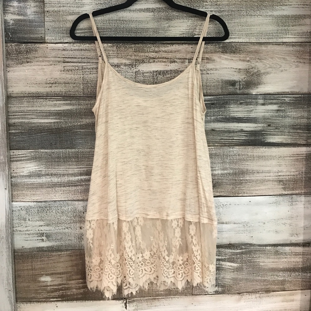🎉FLASH SALE🎉 Lace Trim Tank