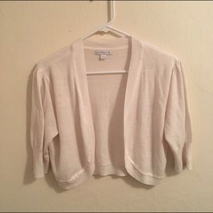 Cream colored shrug